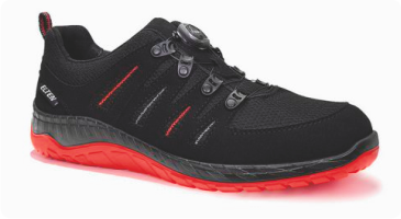 (Bild für) MADDOX Sicherheitshalbschuh MADDOX BOA® black-red Low